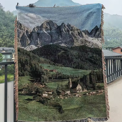 Woven Tapestry Throw