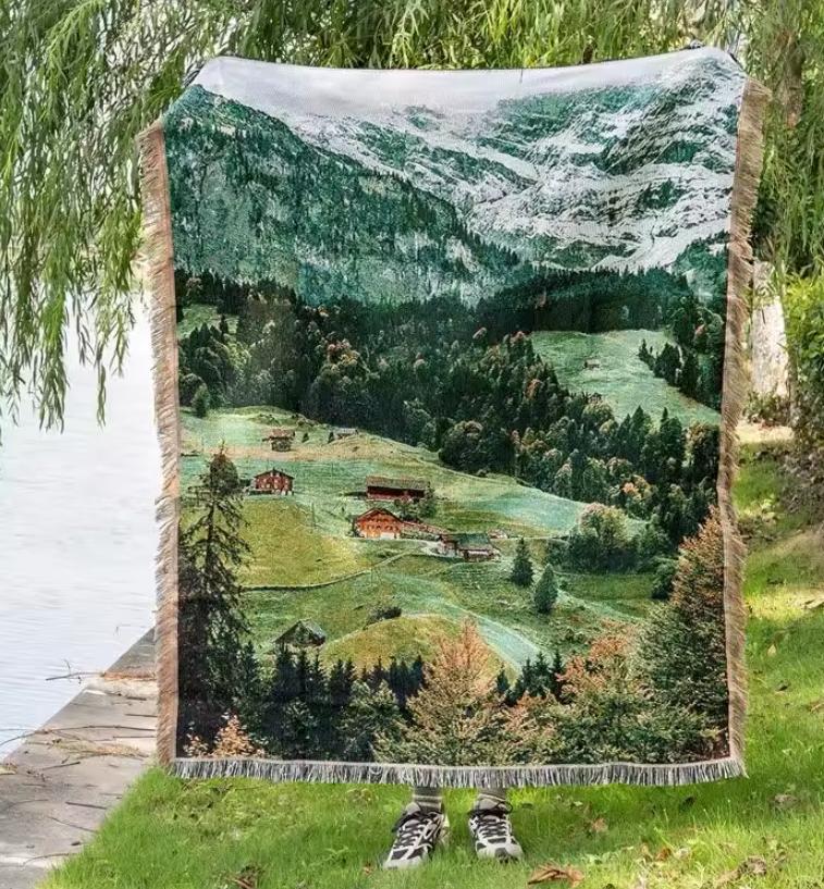 Woven Tapestry Throw
