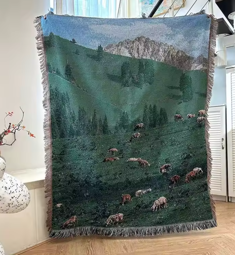 Woven Tapestry Throw