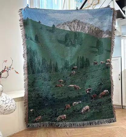Woven Tapestry Throw
